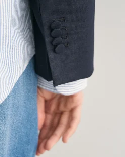 Relaxed Fit Cropped Club Blazer