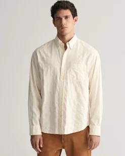 Relaxed Fit Dobby Striped Shirt