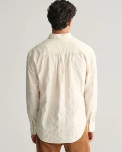 Relaxed Fit Dobby Striped Shirt