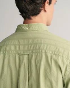 Relaxed Fit Dobby Striped Shirt