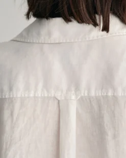 Relaxed Fit Linen Popover Short Sleeve Shirt