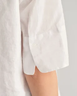 Relaxed Fit Linen Short Sleeve Shirt