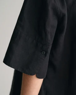 Relaxed Fit Linen Short Sleeve Shirt