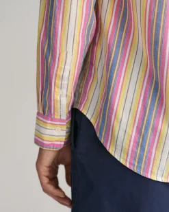 Relaxed Fit Multi Striped Shirt