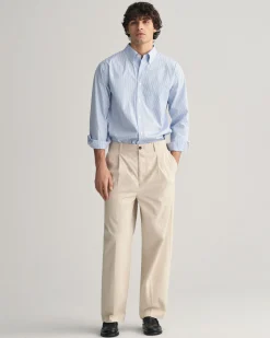 Relaxed Fit Peached Cotton Chinos