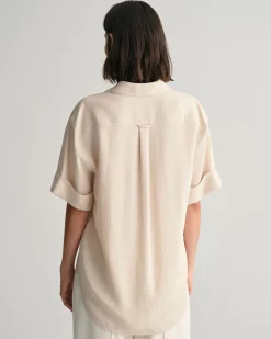 Relaxed Fit Pocket Detail Short Sleeve Shirt