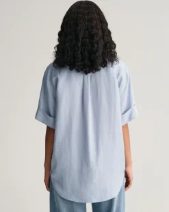 Relaxed Fit Pocket Detail Short Sleeve Shirt