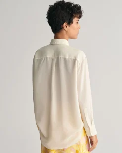 Relaxed Fit Silk Shirt