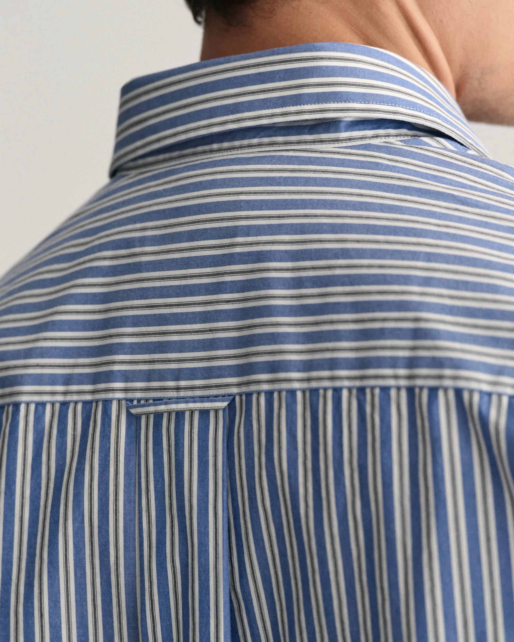 Relaxed Fit Striped Heritage Poplin Shirt