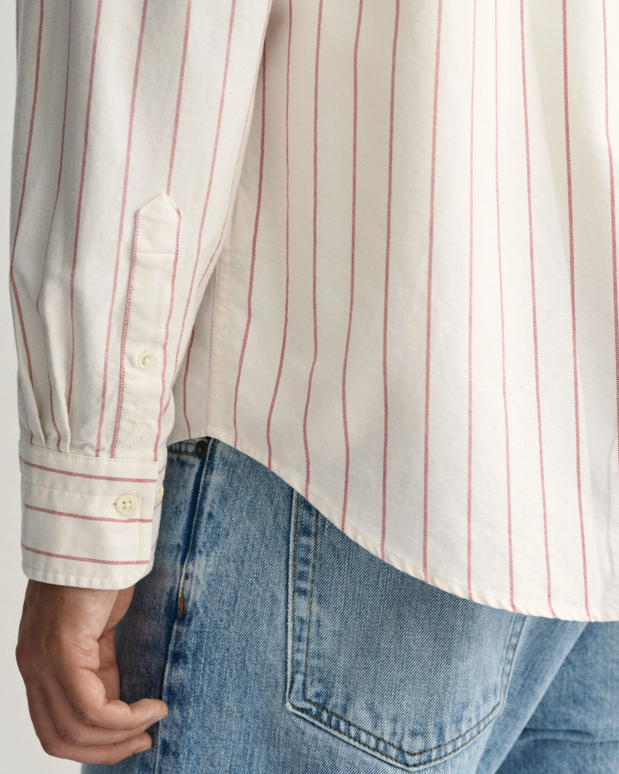 Relaxed Fit Striped Heritage Oxford Shirt
