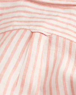 Relaxed Fit Striped Linen Shirt