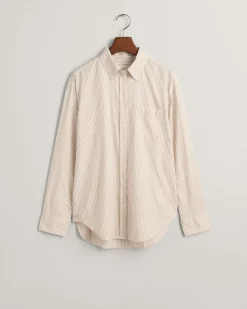 Relaxed Fit Striped Luxury Oxford Shirt