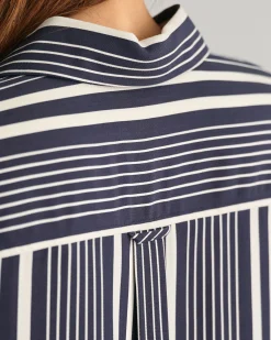 Relaxed Fit Striped Print Shirt