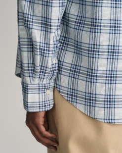 Relaxed Fit Textured Checked Shirt