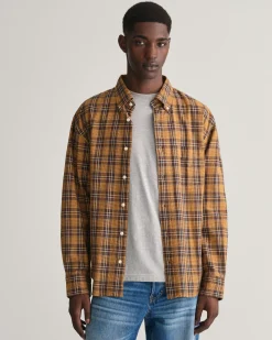 Relaxed Fit Textured Checked Shirt