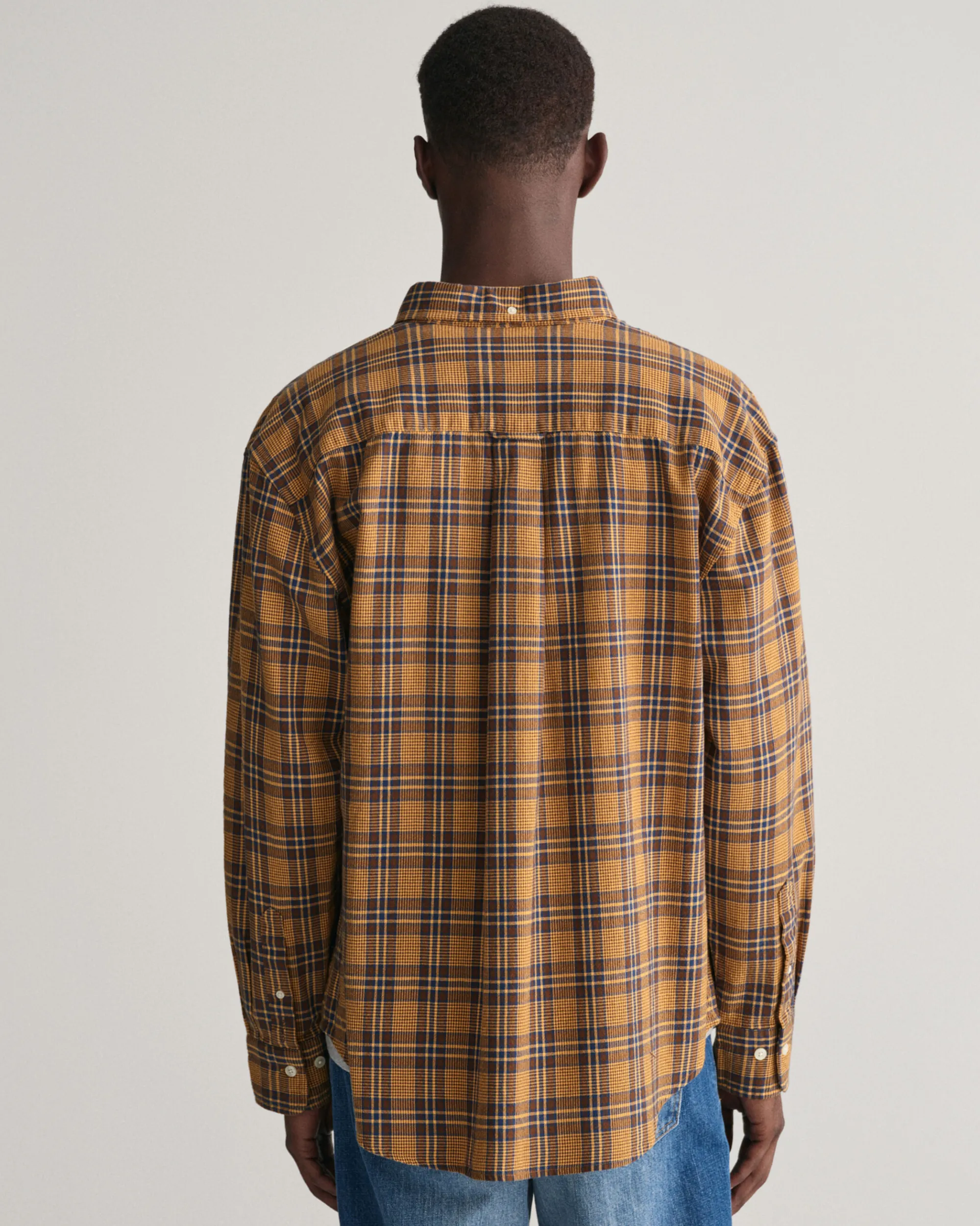 Relaxed Fit Textured Checked Shirt