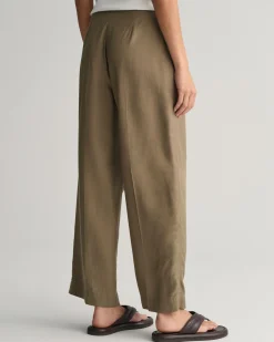 Relaxed Fit Tie Waist Pants