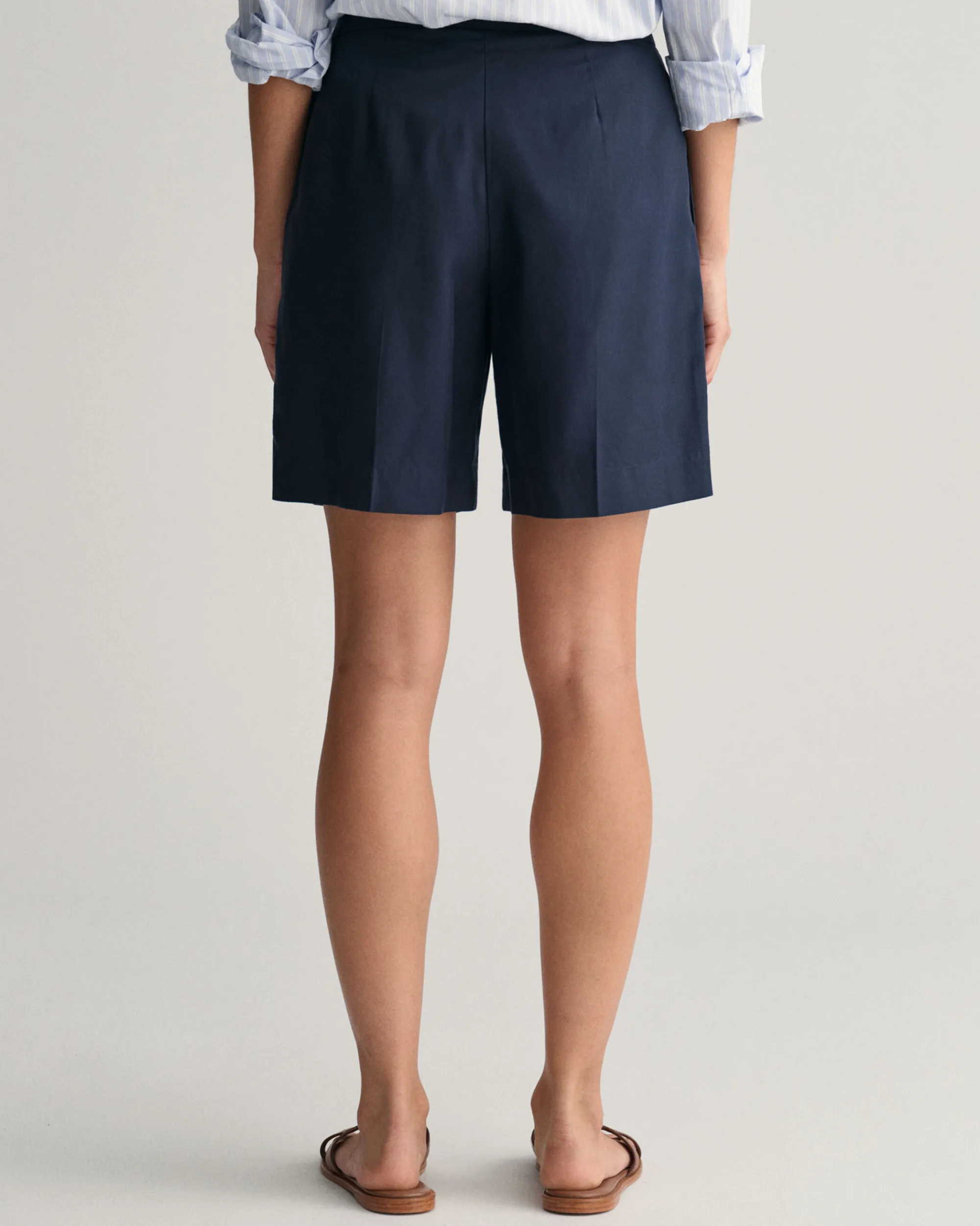 Relaxed Fit Tie Waist Shorts