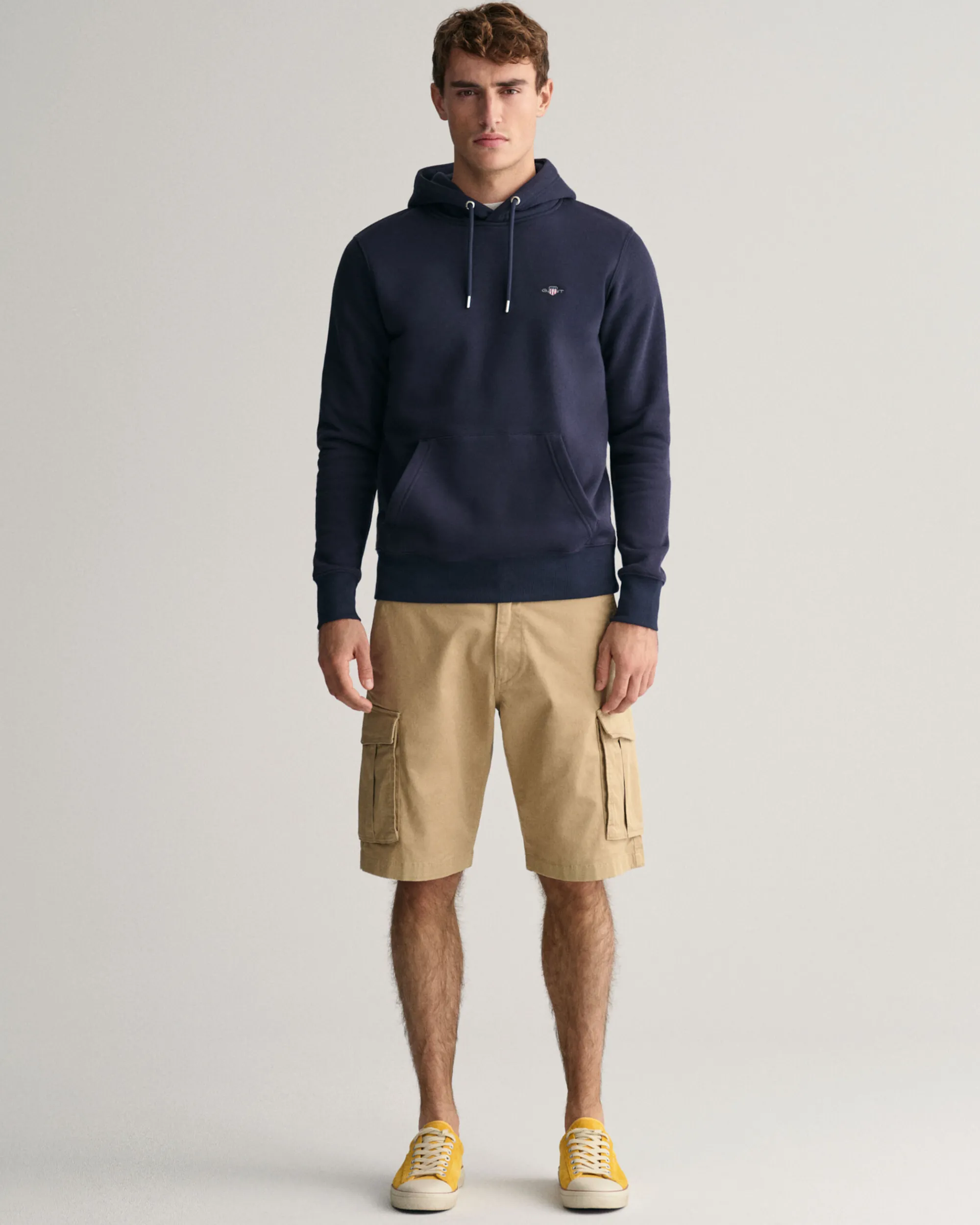 Relaxed Fit Twill Cargo Shorts