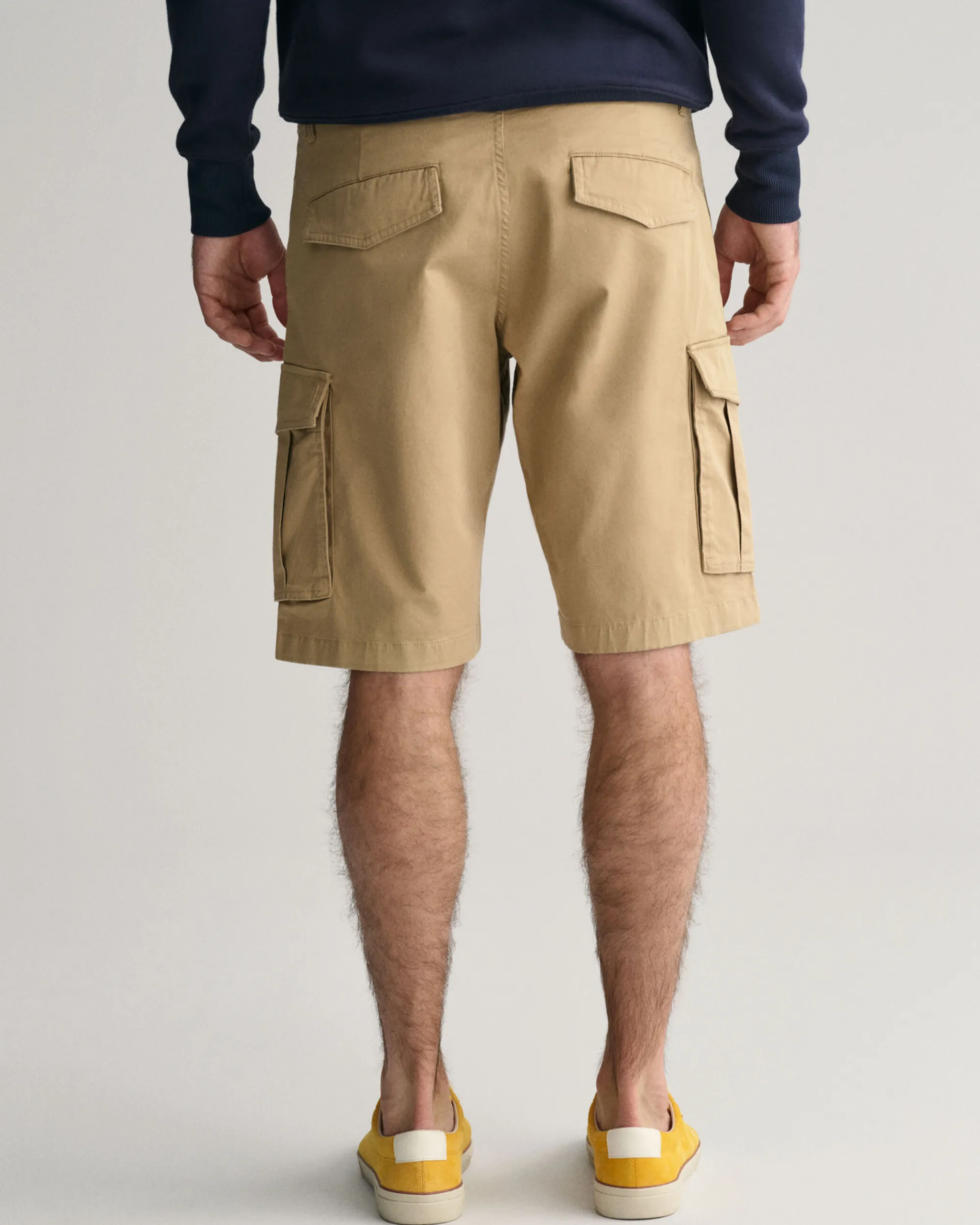 Relaxed Fit Twill Cargo Shorts