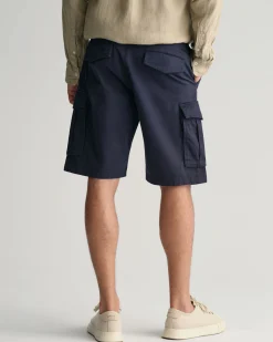 Relaxed Fit Twill Cargo Shorts