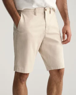 Relaxed Fit Twill Shorts
