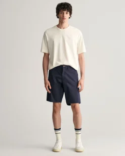 Relaxed Fit Twill Shorts