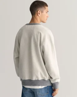 Reversed Crew Neck Sweatshirt