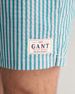 Seersucker Swim Shorts