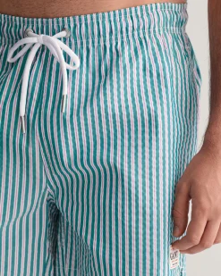 Seersucker Swim Shorts