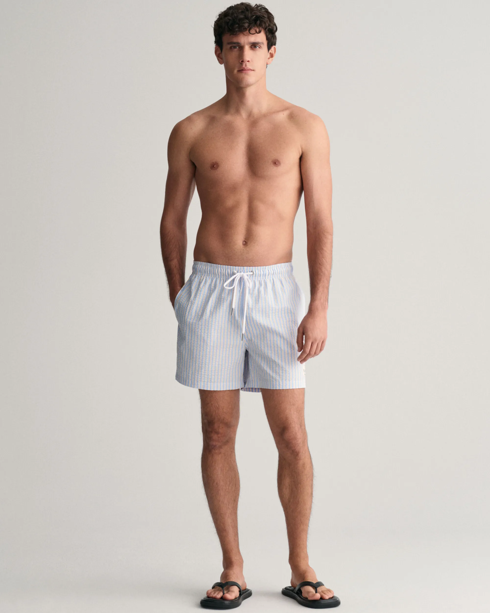 Seersucker Swim Shorts