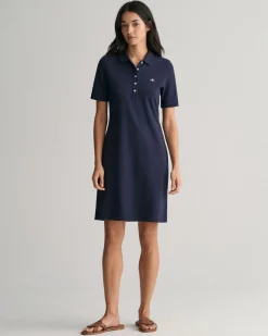 Shield Piqué Polo Dress