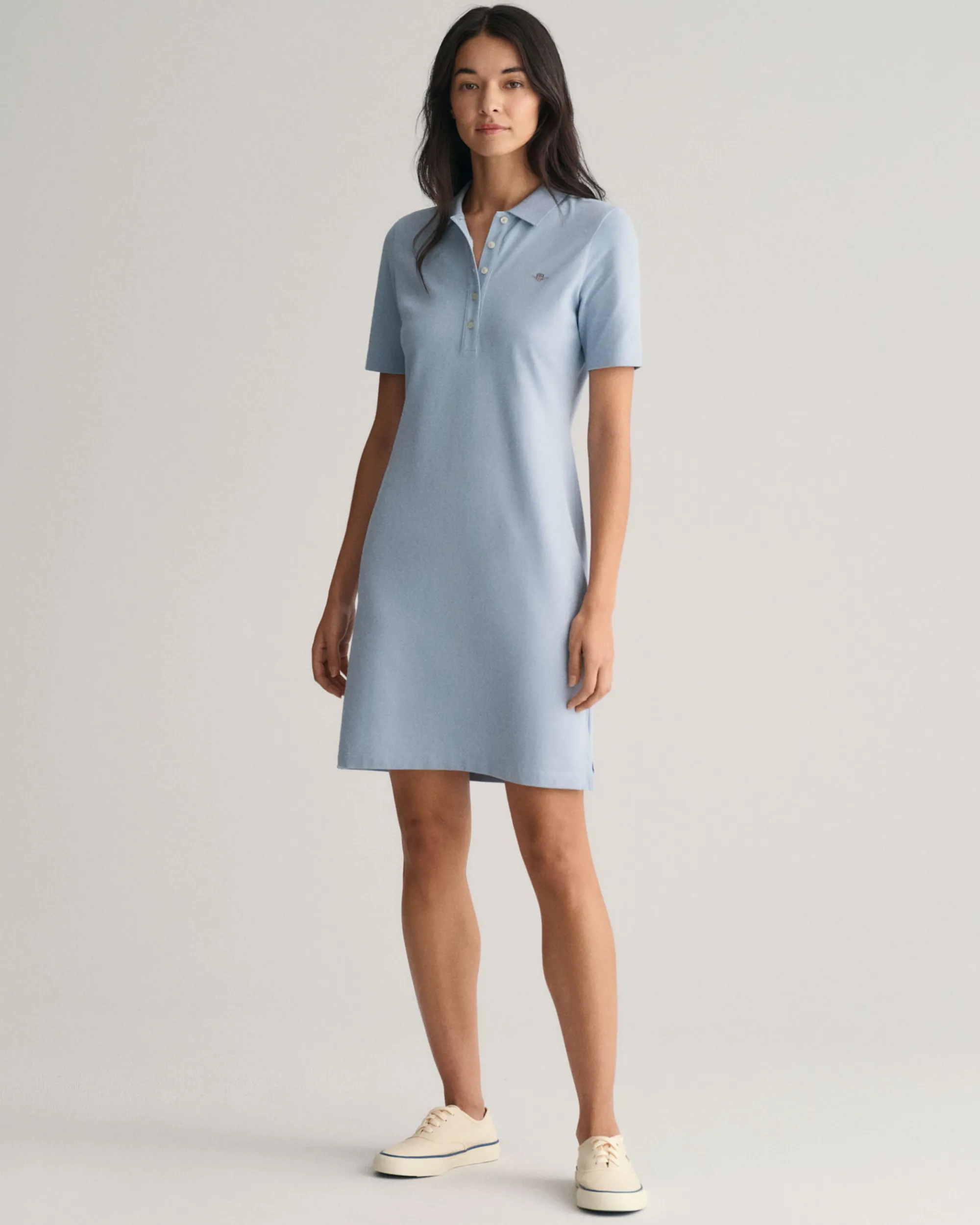 Shield Piqué Polo Dress