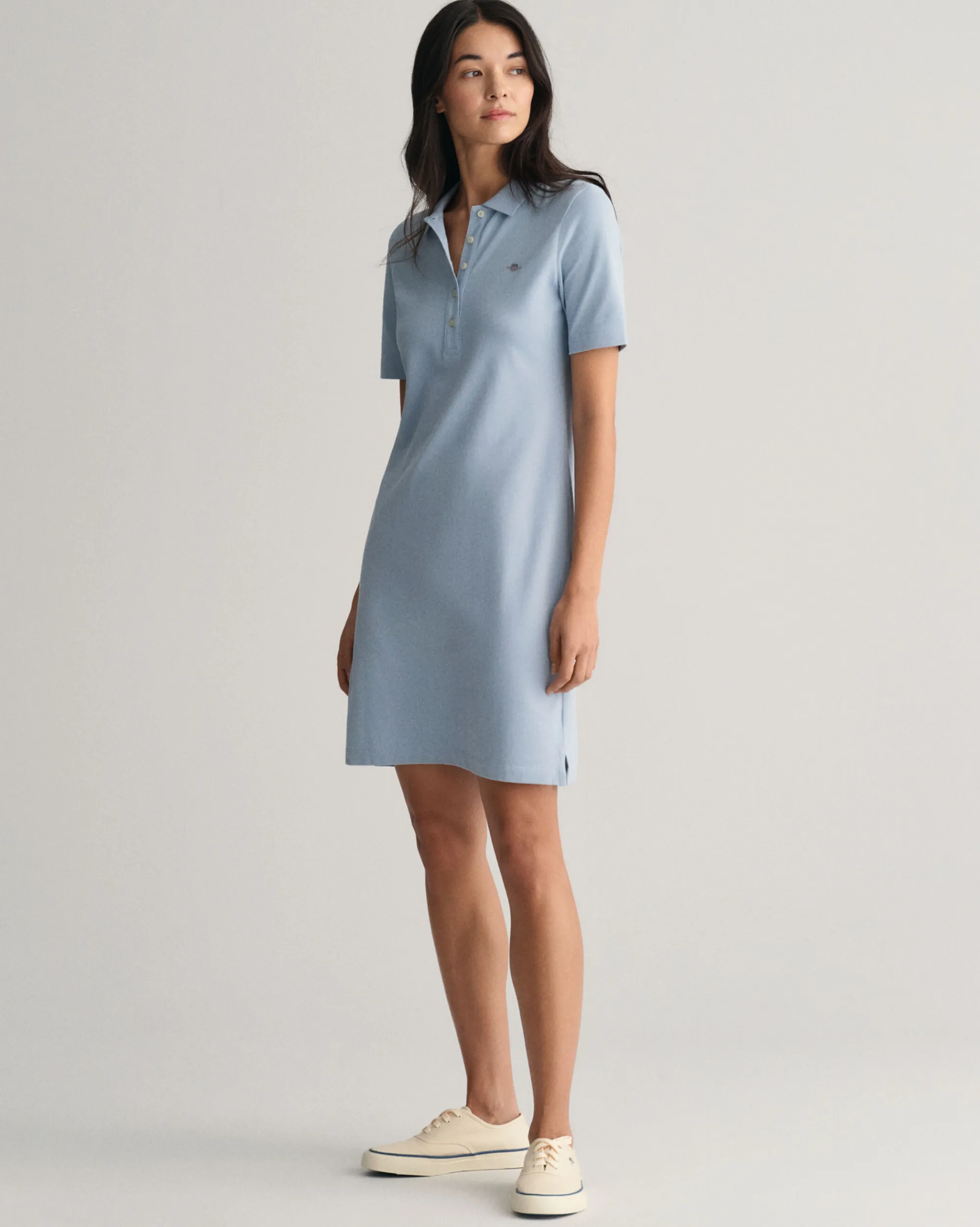 Shield Piqué Polo Dress