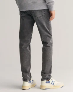 Slim Fit Black Wash Jeans