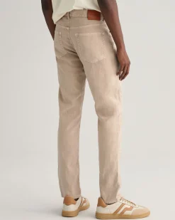 Slim Fit Cotton Linen Jeans