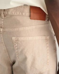 Slim Fit Cotton Linen Jeans