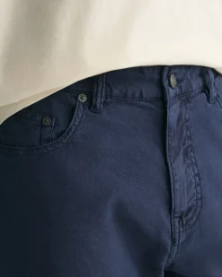 Slim Fit Cotton Linen Jeans