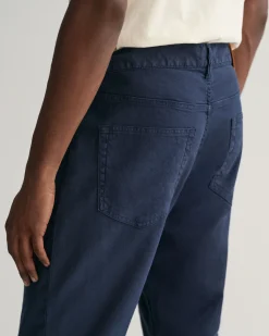 Slim Fit Cotton Linen Jeans