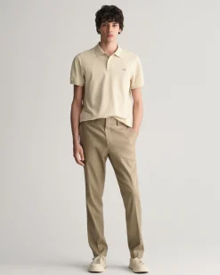 Slim Fit Cotton Linen Suit Pants