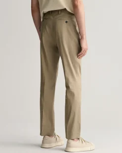 Slim Fit Cotton Linen Suit Pants
