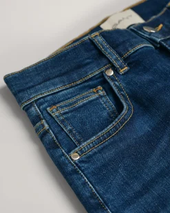Slim Fit Cropped Jeans