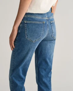 Slim Fit Cropped Jeans
