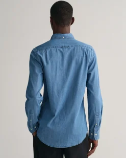 Slim Fit Indigo Shirt