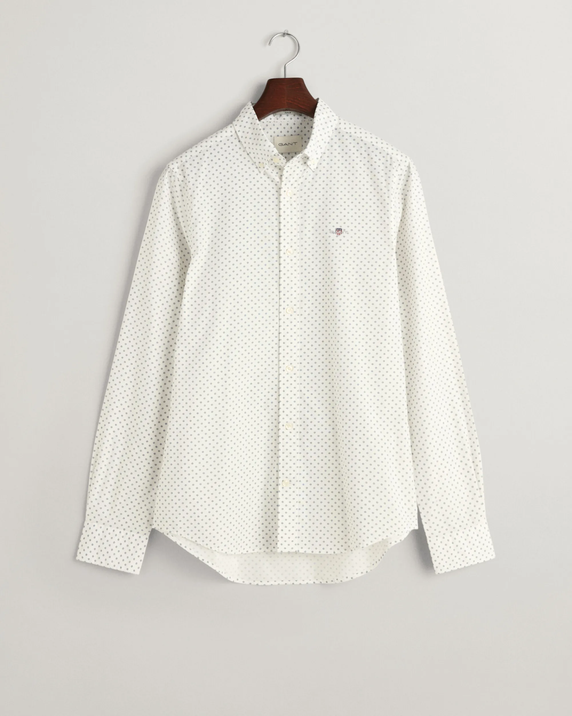 Slim Fit Micro Print Shirt