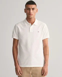 Slim Fit Shield Piqué Polo Shirt