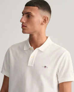 Slim Fit Shield Piqué Polo Shirt