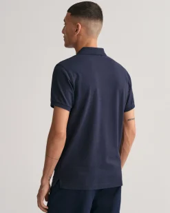 Slim Fit Shield Piqué Polo Shirt