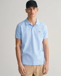 Slim Fit Shield Piqué Polo Shirt