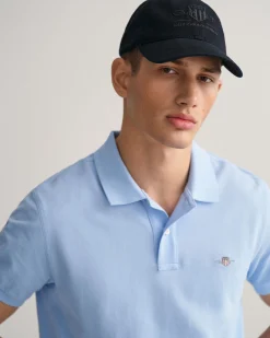 Slim Fit Shield Piqué Polo Shirt